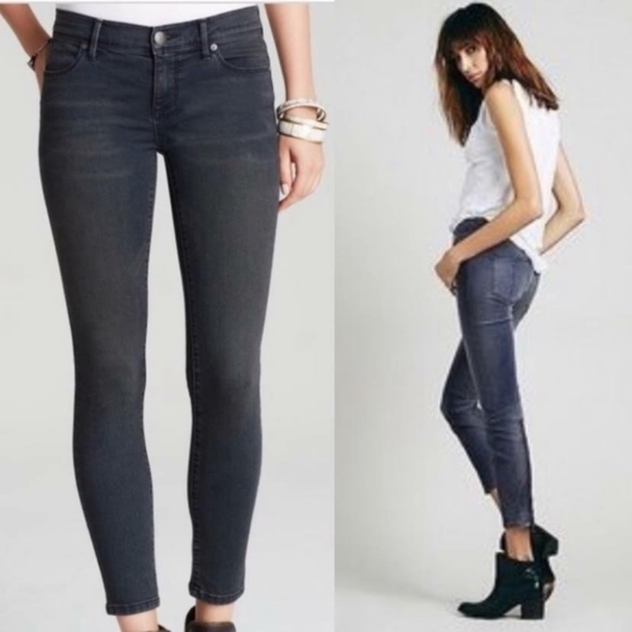 Free People Denim - Free People Denim Gray Jeans Zip Up Legging Size 26